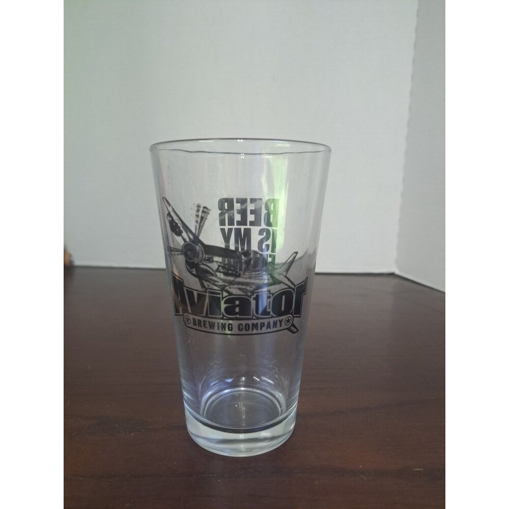 Aviator Brewing Company Beer Is My Friend Beer Glass